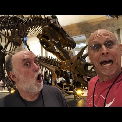 Ray and Dave at the LA County Museum of Natural History