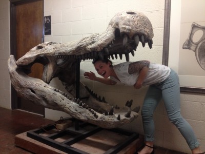 Kallie almost became lunch at the iDigBio Paleo Imaging Workshop at the University of Texas-Austin.