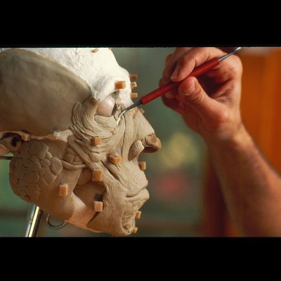 John Gurche's highly detailed reconstructions of our early ancestors depends on his deep understanding of anatomy and skills as an artist.