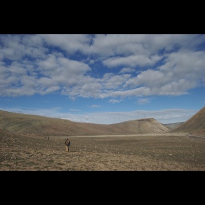 Hunting for lobefins on Ellesmere Island in the Nunavut territory of Canada.