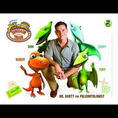 Scott's widely known as Dr. Scott the host of 'Dinosaur Train' the popular PBS kids show