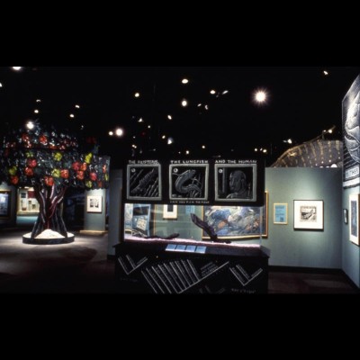 Another view of Ray's 1995 exhibit at the Cal Academy.