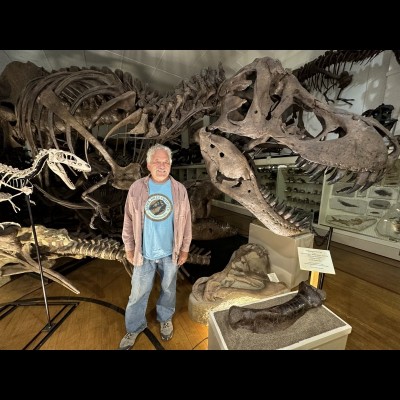 Pete with a Juvenile Tarbosaurus