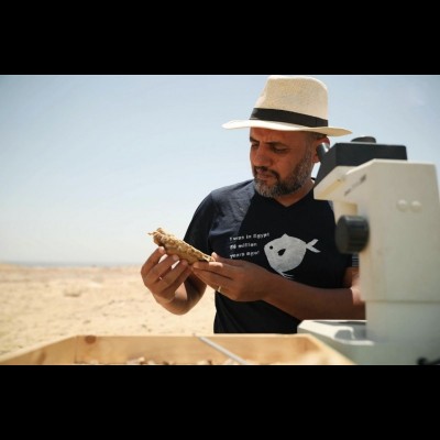 Hesham in the Egyptian Desert